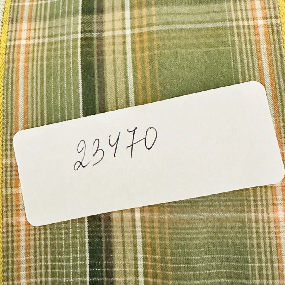 The North Face A5 Series Men's Size‎ M Green/Yellow Plaid Long-Sleeve Shirt